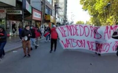 Crece el conflicto con la  venta ambulante en el centro Florencio Varela