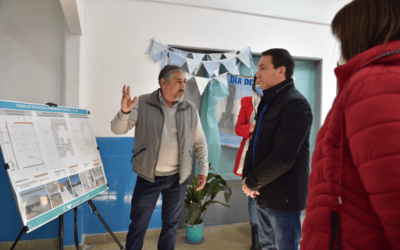 Andrés Watson monitoreó la finalización de las obras en la Escuela Primaria Nº33 de Santo Tomás