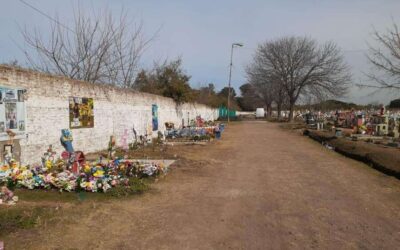 Sin tierra en el cementerio de Florencio Varela: Habilitan nuevas sepulturas entre una calle y el muro perimetral
