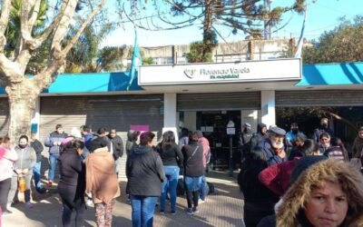 Protesta con piquete en el municipio por recolección de residuos