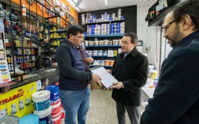 Andrés Watson remarcó su compromiso con los  comerciantes varelenses