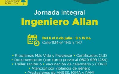 Jornadas interministeriales de atención integral en Ingeniero Allan