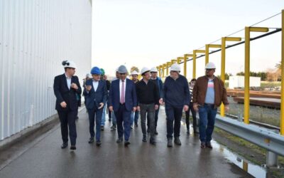 Andrés Watson y Juan Manzur recorrieron la empresa exportadora varelense “GRI Calviño Towers Argentina”