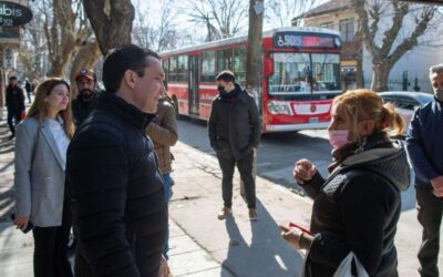 Andrés Watson monitoreó obras viales en la localidad de Villa Vatteone