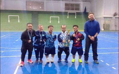 Deportistas locales de parabádminton brillaron en competencia federal