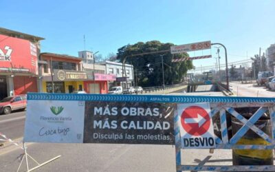 Av. San Martín: interrumpen el tránsito por obras en la Ruta Provincial Nº53