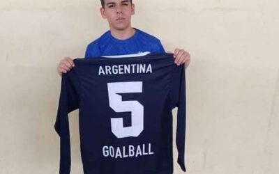 El varelense Alexis Chiacchio concentró con la selección nacional de Goalball