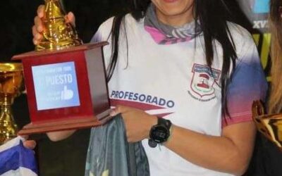 Evangelina Arias campeona nacional de atletismo