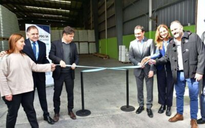 Axel Kicillof y  Andrés Watson inauguraron una nueva empresa en el PITEC