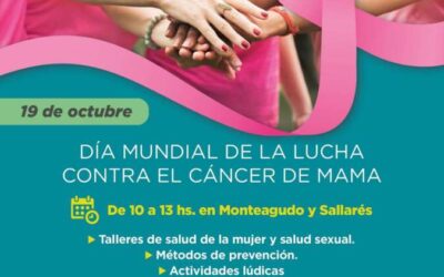 Actividades por la lucha contra el cáncer de mama