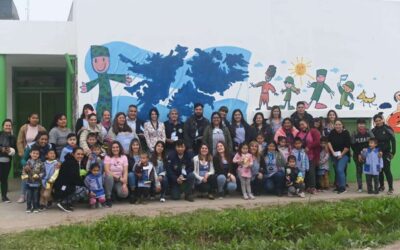 «Un mural para mi jardín» donde inmortalizar la gesta de Malvinas