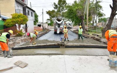 Supervisaron obra vial en Bosques