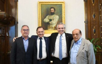 El Presidente se reunió con Pereyra, Descalzo y  Mussi