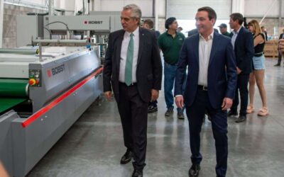 Alberto Fernández  y Andrés Watson recorrieron el PITEC Varela: «Esta es la Argentina que crece y dió trabajo»