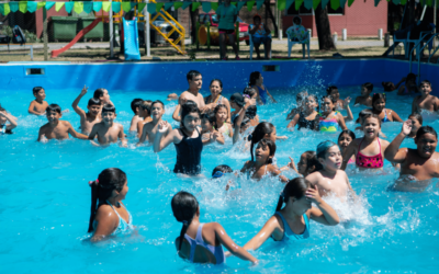 Un día de colonia en el Polideportivo Municipal “La Patriada”