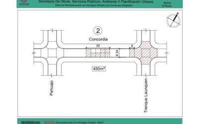 El Rocío: reconstrucción vial en la calle Concordia