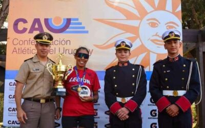 Evangelina Arias: Una atleta distrital triunfó tras correr 243 vueltas seguidas