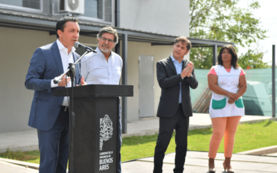 Andrés Watson y Axel Kicillof inauguraron el nuevo edificio de la Primaria Nº 8 “Bernardino Rivadavia”