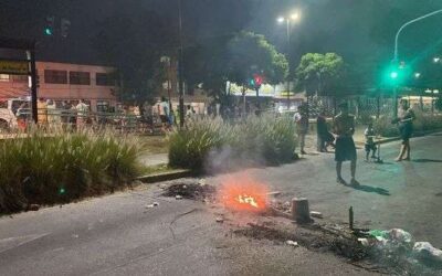 Cortes de luz: Caos por los bloqueos de avenidas y calles de Florencio Varela
