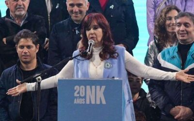 Sin anuncios ni definiciones electorales, Cristina Kirchner habló en Plaza de Mayo