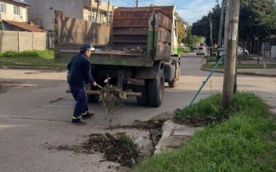 Continuaron las tareas tras las intensas lluvias