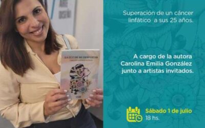 Carolina González presenta un libro sobre su  lucha contra el  cáncer “La luz de mi despertar”