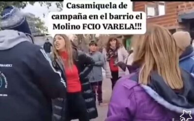 Repudiable escrache a Florencia Casamiquela en el barrio El Molino