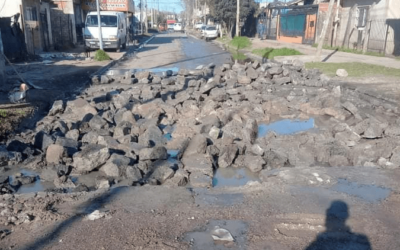 Obras de repavimentación para mejorar la circulación en San Rudecindo