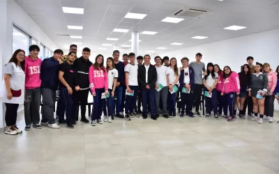 Estudiantes del Instituto Santa Lucía visitaron el Parque Industrial y Tecnológico de Florencio Varela