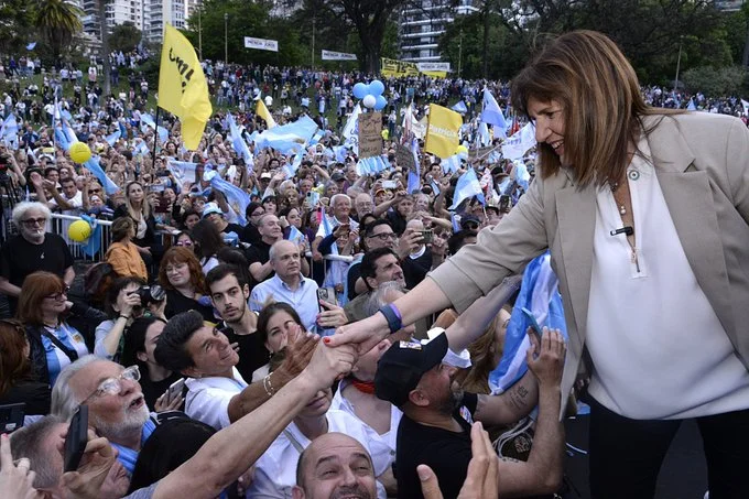 Bullrich realizó su primer cierre de campaña: “Se acabó la joda en la Argentina, el  que roba va preso”