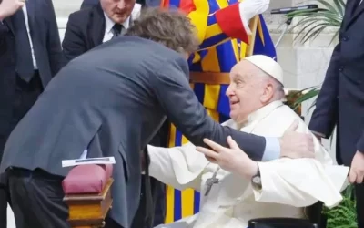 El diálogo entre Javier Milei y el papa Francisco en su primer encuentro en San Pedro