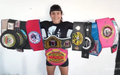 Paola Garay:  la varelense  campeona argentina de artes marciales mixtas