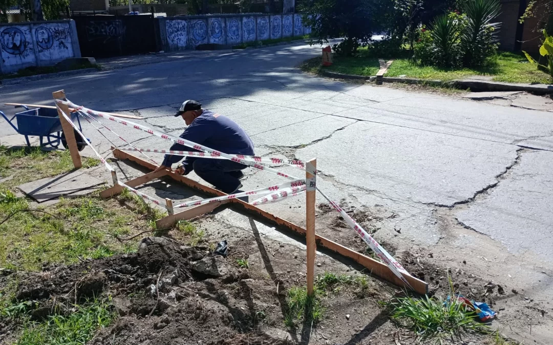Trabajos en la red hidráulica del distrito