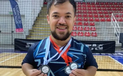 Parabádminton nacional:  Medallas para representantes locales