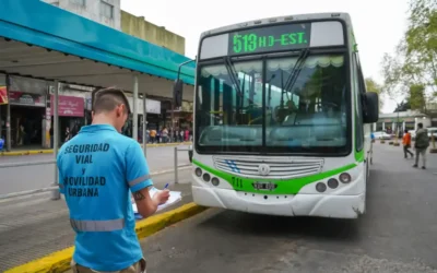 Ahora la comuna inspecciona  a colectivos de la Línea 500