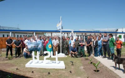 Excombatientes visitaron el pabellón Gran Malvina y compartieron una jornada histórica en una cárcel de Florencio Varela