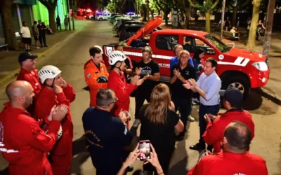 Derrumbe en Villa Gesell: dos unidades de rescate viajaron desde Florencio Varela a la localidad costera