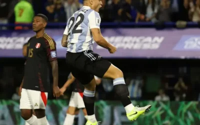 Lautaro Martínez, goleador de la noche, tras la victoria ante Perú: “Fue un año positivo”