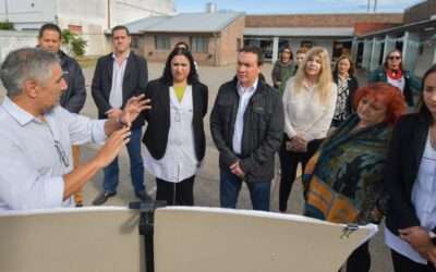 Andrés Watson monitoreó la obra edilicia en la Primaria Nº43 de Villa Mónica Vieja