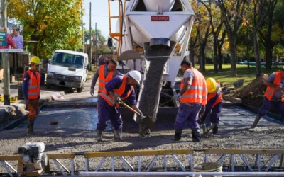 Repavimentación en el barrio Altamira