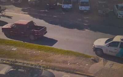 Seguimiento policial a una camioneta imposibilitada para circular