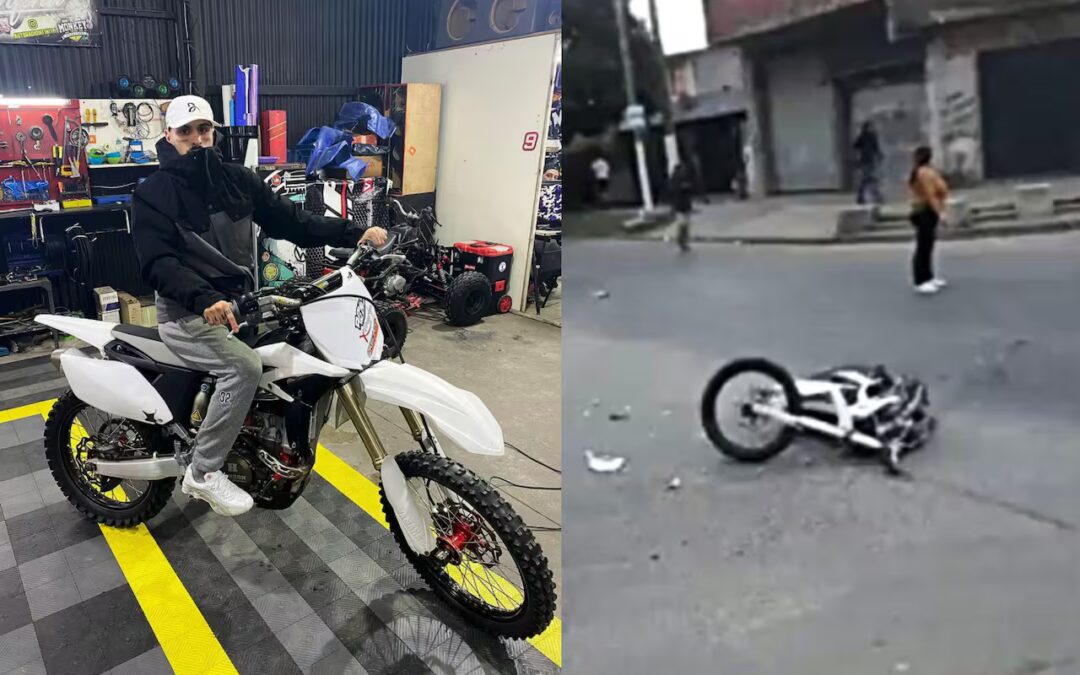 A tres años de la muerte de Lautaro “El Noba” Coronel fanáticos hicieron una numerosa  caravana, ruido de motos y boninazos