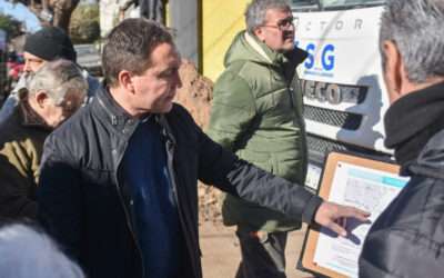 Progresa la pavimentación en San Eduardo