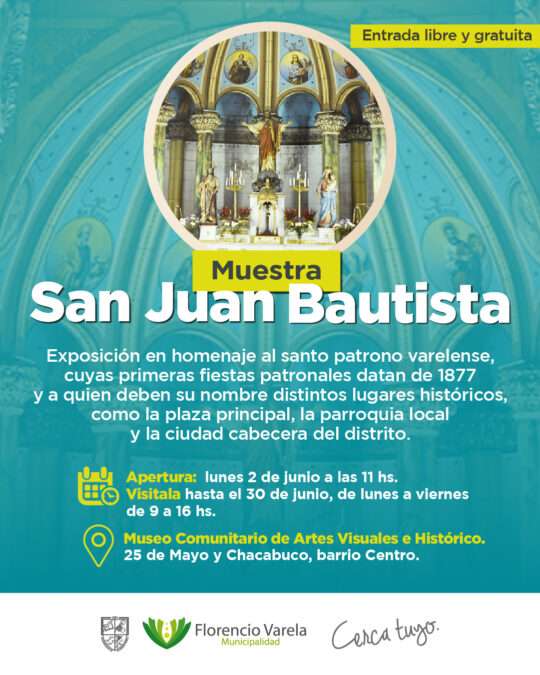 24 de junio: actividades en honor a San Juan Bautista