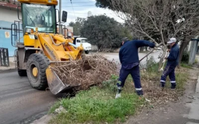 El Municipio reforzó tareas preventivas ante el pronóstico de lluvias