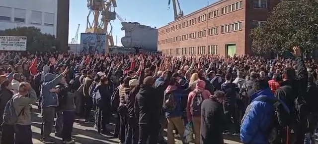 Reclamo de Trabajadores del Astillero Río Santiago: Inminente  corte de la Autopista Buenos Aires-La Plata