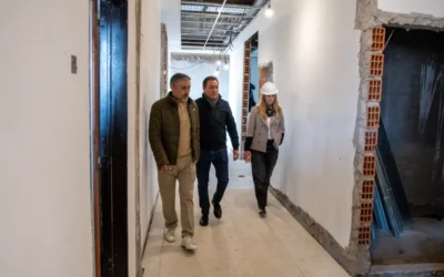 Avance del 70% en la construcción del Centro de Atención Primaria de la Salud en San Jorge