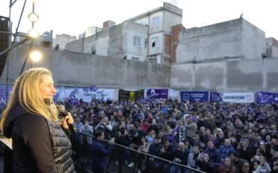 Karina Milei reapareció en público: «Vinimos para que no roben más»