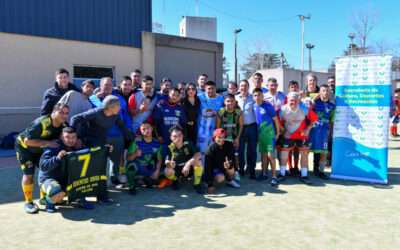 Florencio Varela fue sede regional de fútbol adaptado en los  JB  Durante el mediodía del miércoles, el clima soleado acompañó el desarrollo de la fase