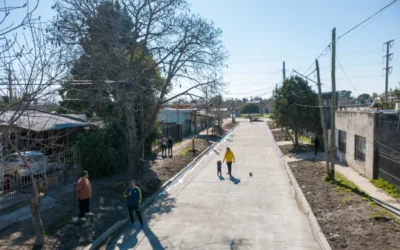Andrés Watson monitoreó el avance de una pavimentación en KM26,700